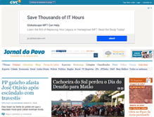 Tablet Screenshot of jornaldopovo.com.br